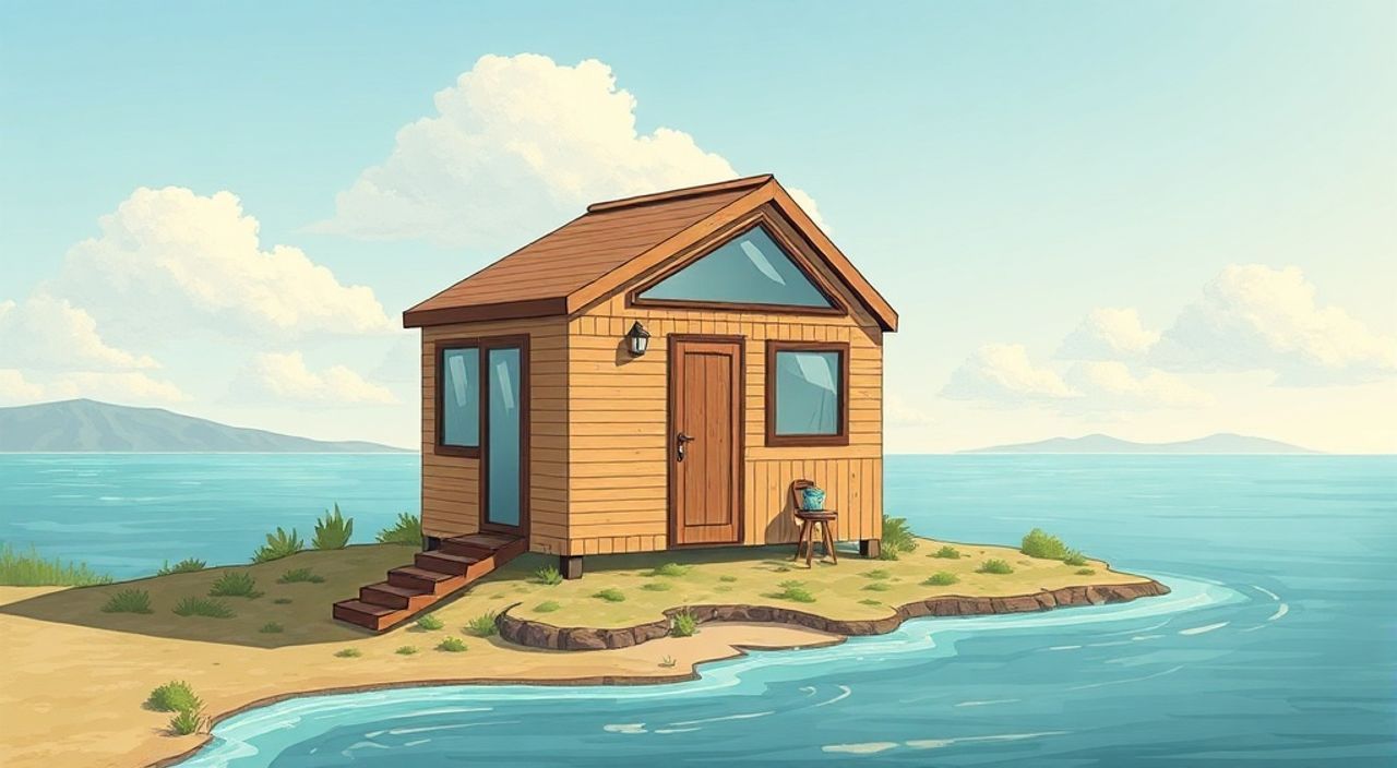 10 Шагов, чтобы собрать складной tiny‑house на острове
