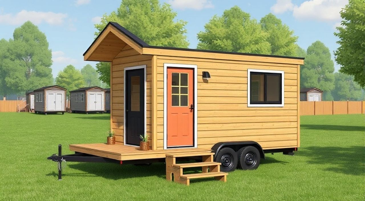 10 Шагов, чтобы собрать складной tiny‑house на трейлер-парке