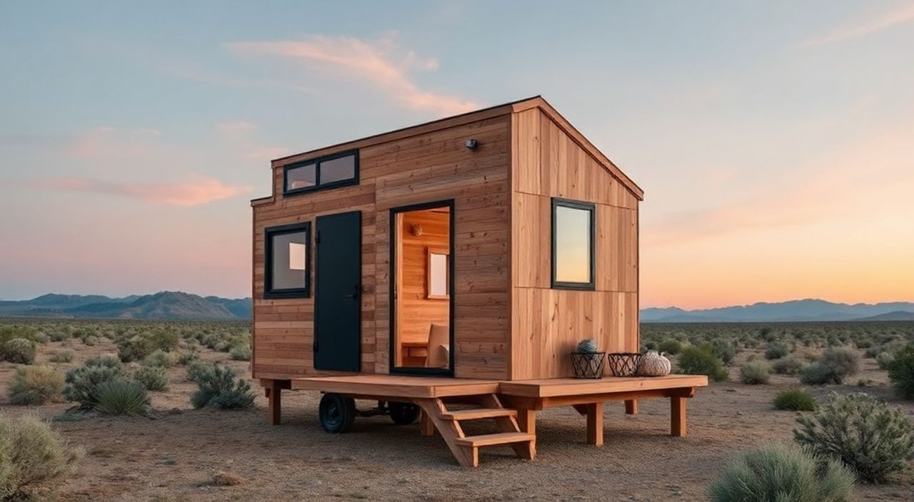 10 Шагов, чтобы собрать складной tiny‑house в пустыне