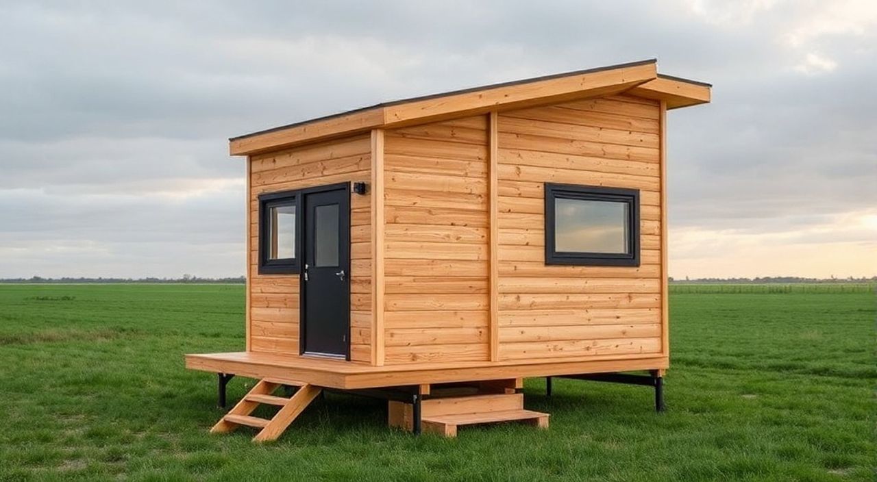 10 Шагов, чтобы собрать складной tiny‑house в степи