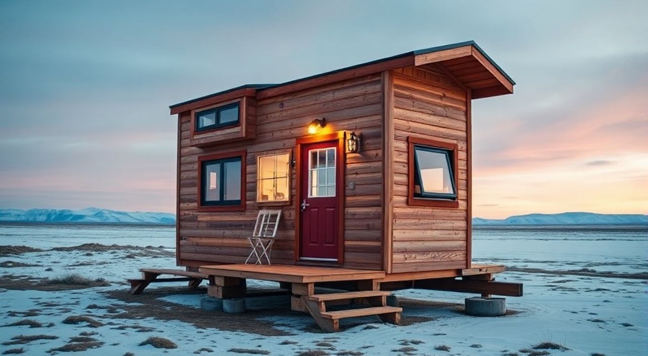 10 Шагов, чтобы собрать tiny-house в тундре