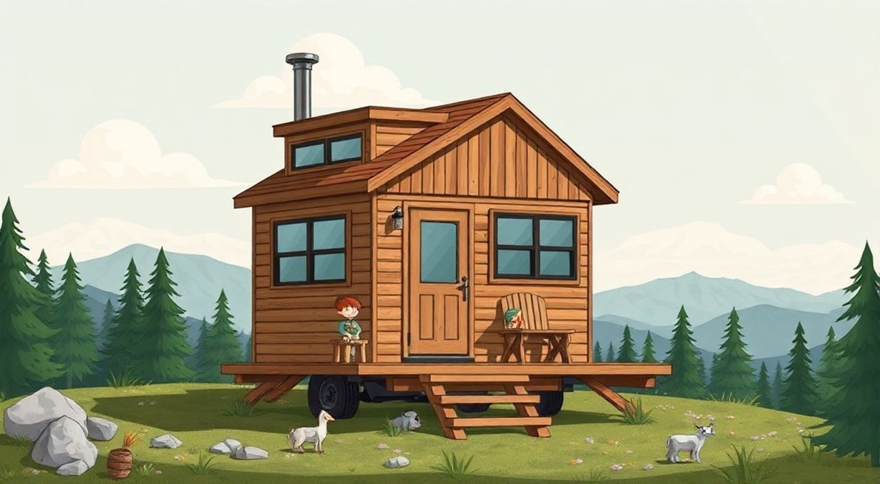 10 Шагов, чтобы собрать tiny‑house в горах