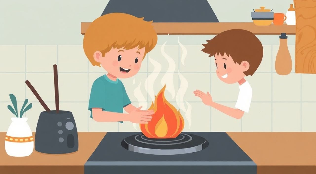 10 Шагов, чтобы защитить детей от плиты