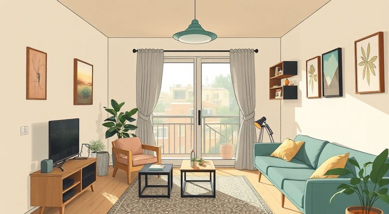 10 Шагов к интерьеру балкона 2,8 м² в стиле ретро 70‑х