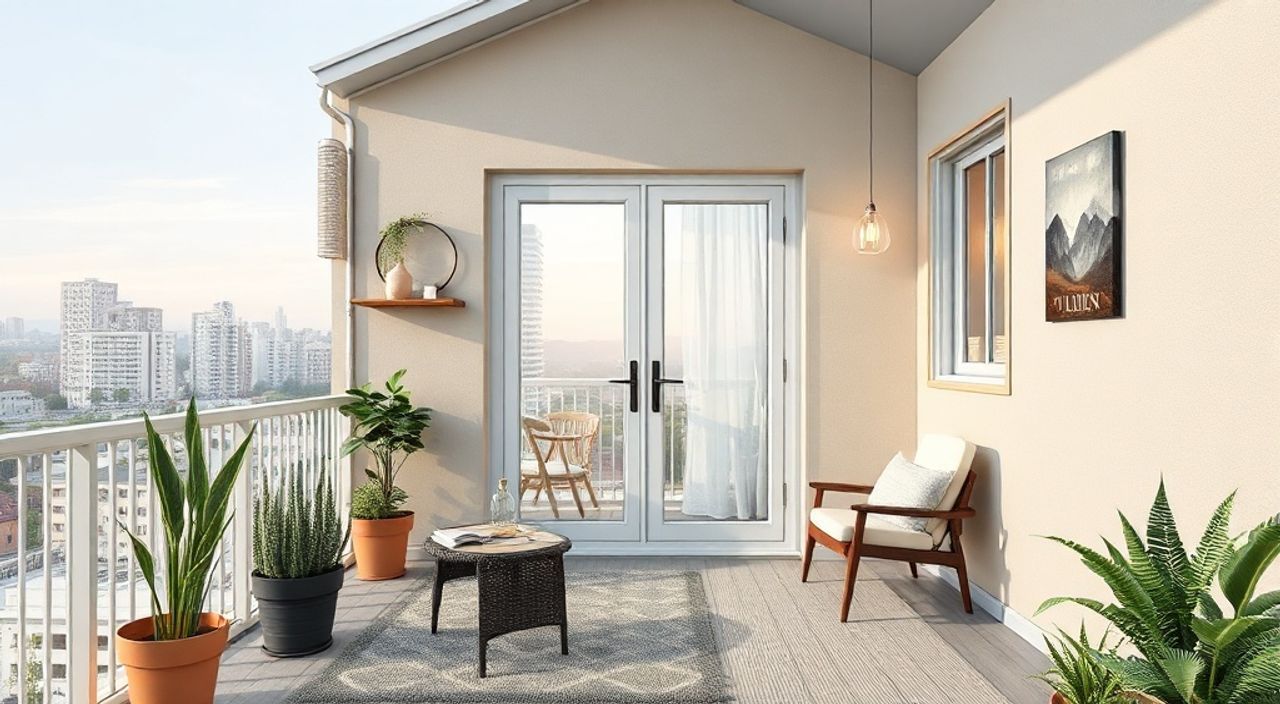 10 Шагов к интерьеру балкона 2,8 м² в стиле сканди