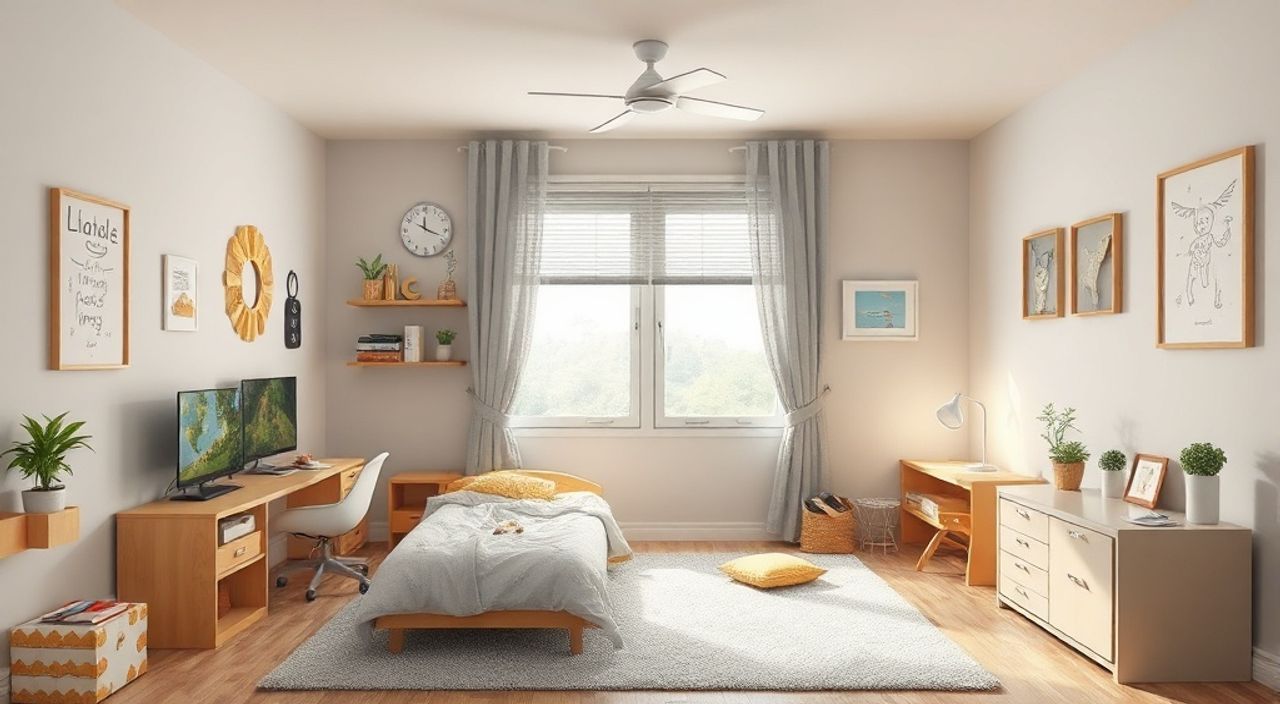10 Шагов к интерьеру детской 10 м² в стиле хай‑тек