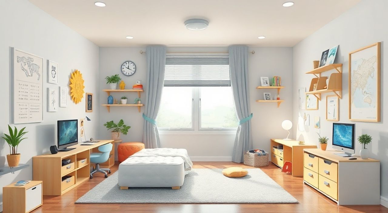 10 Шагов к интерьеру детской 9 м² в стиле хай‑тек