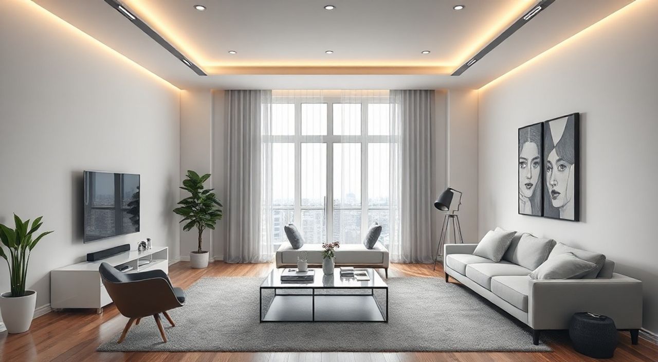 10 Шагов к интерьеру гостиной 11 м² в стиле футуризм