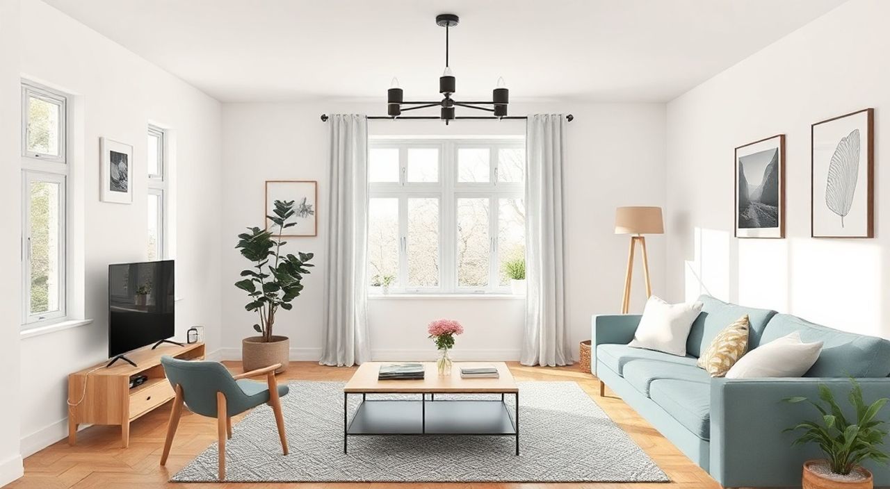10 Шагов к интерьеру гостиной 11 м² в стиле сканди