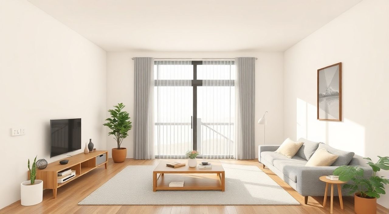 10 Шагов к интерьеру гостиной 11 м² в стиле японский минимализм