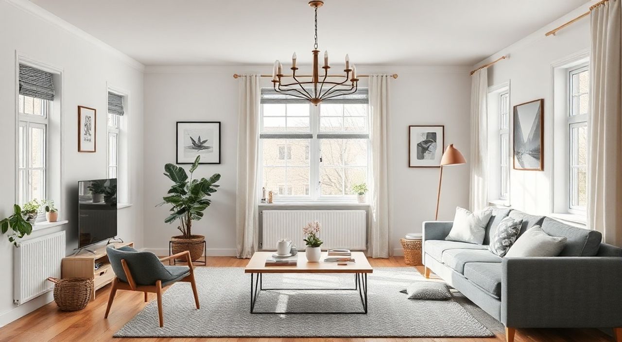 10 Шагов к интерьеру гостиной 12 м² в стиле сканди