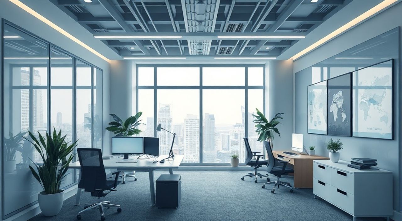 10 Шагов к интерьеру кабинета 7 м² в стиле футуризм