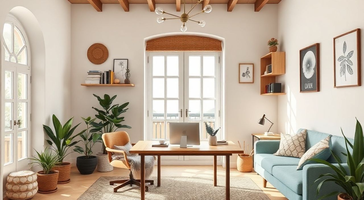 10 Шагов к интерьеру кабинета 7 м² в стиле средиземноморский
