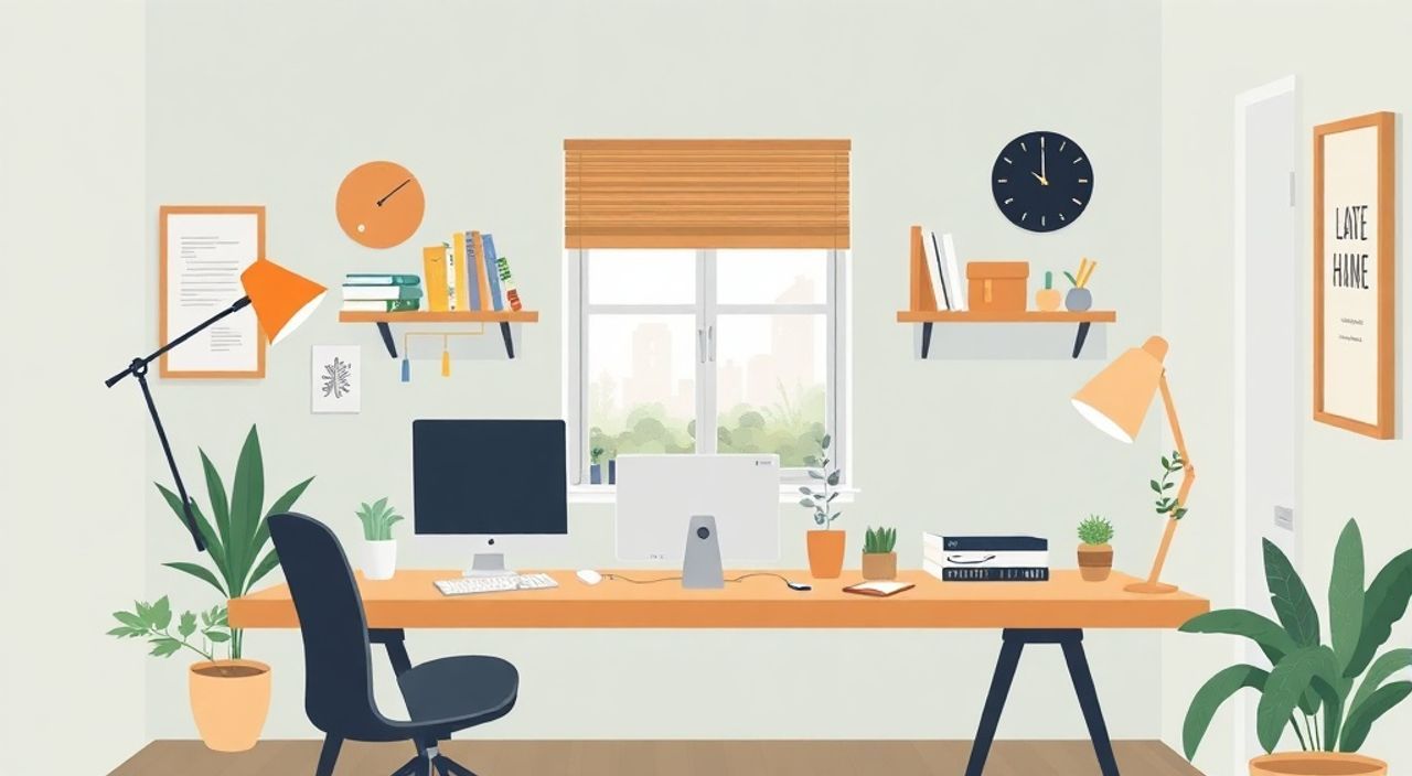 10 Шагов к интерьеру кабинета 8 м² в стиле сканди