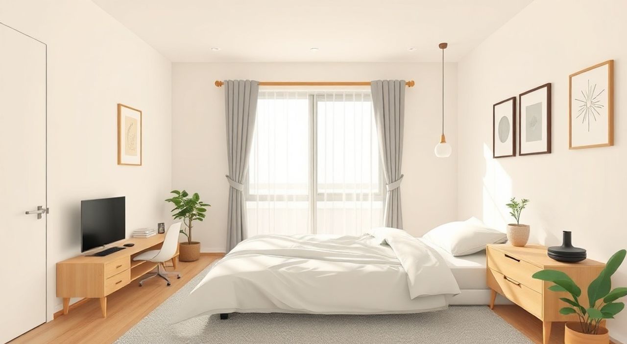 10 Шагов к интерьеру спальни 10 м² в стиле японский минимализм