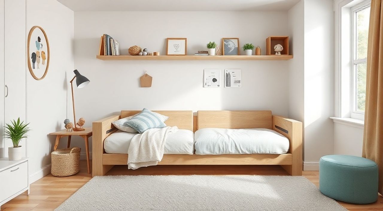 10 Шагов к установке дивана‑кровати в детской 9 м²