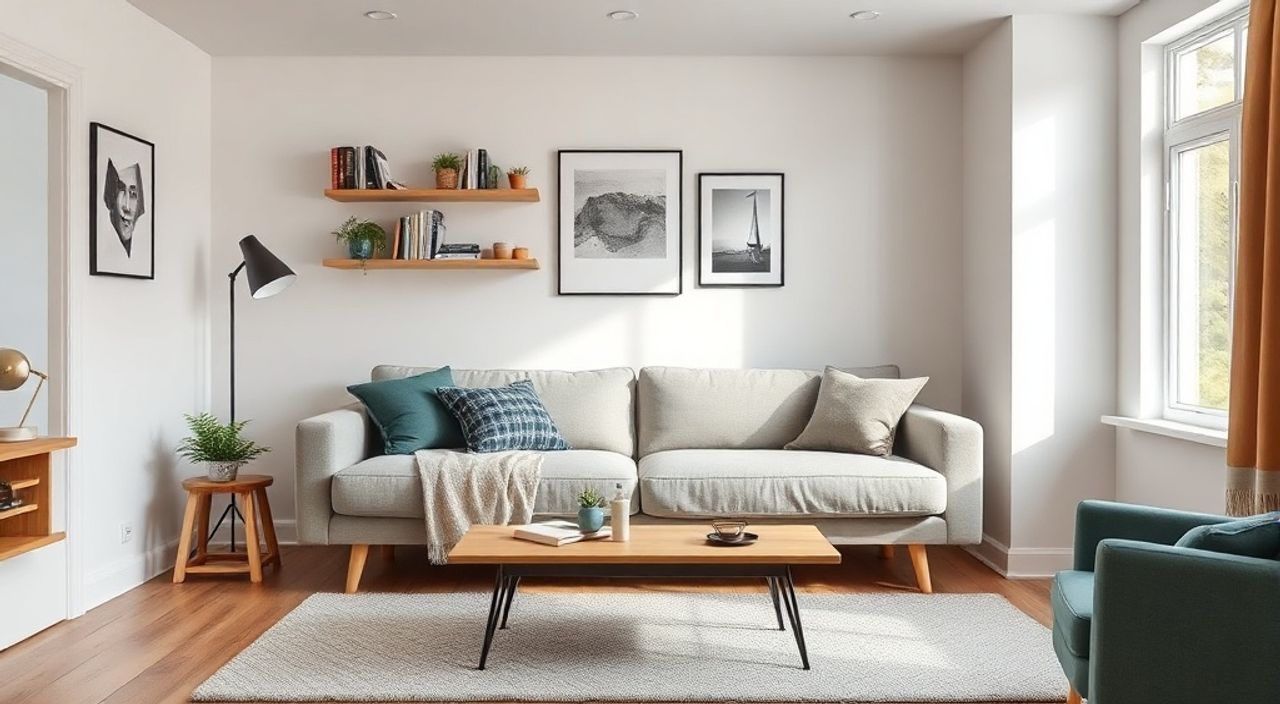 10 Шагов к установке дивана‑кровати в гостиной 14 м²