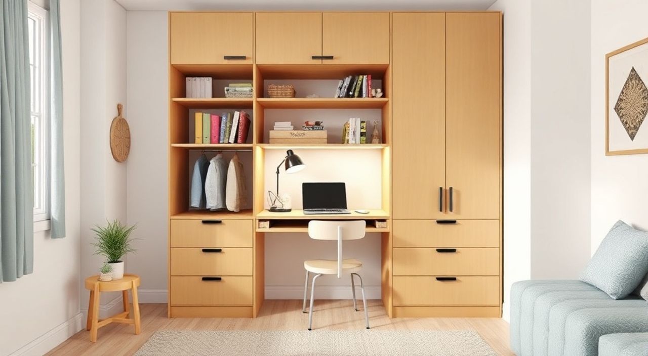 10 Шагов к установке кабинета‑вставки в шкафу в детской 9 м²