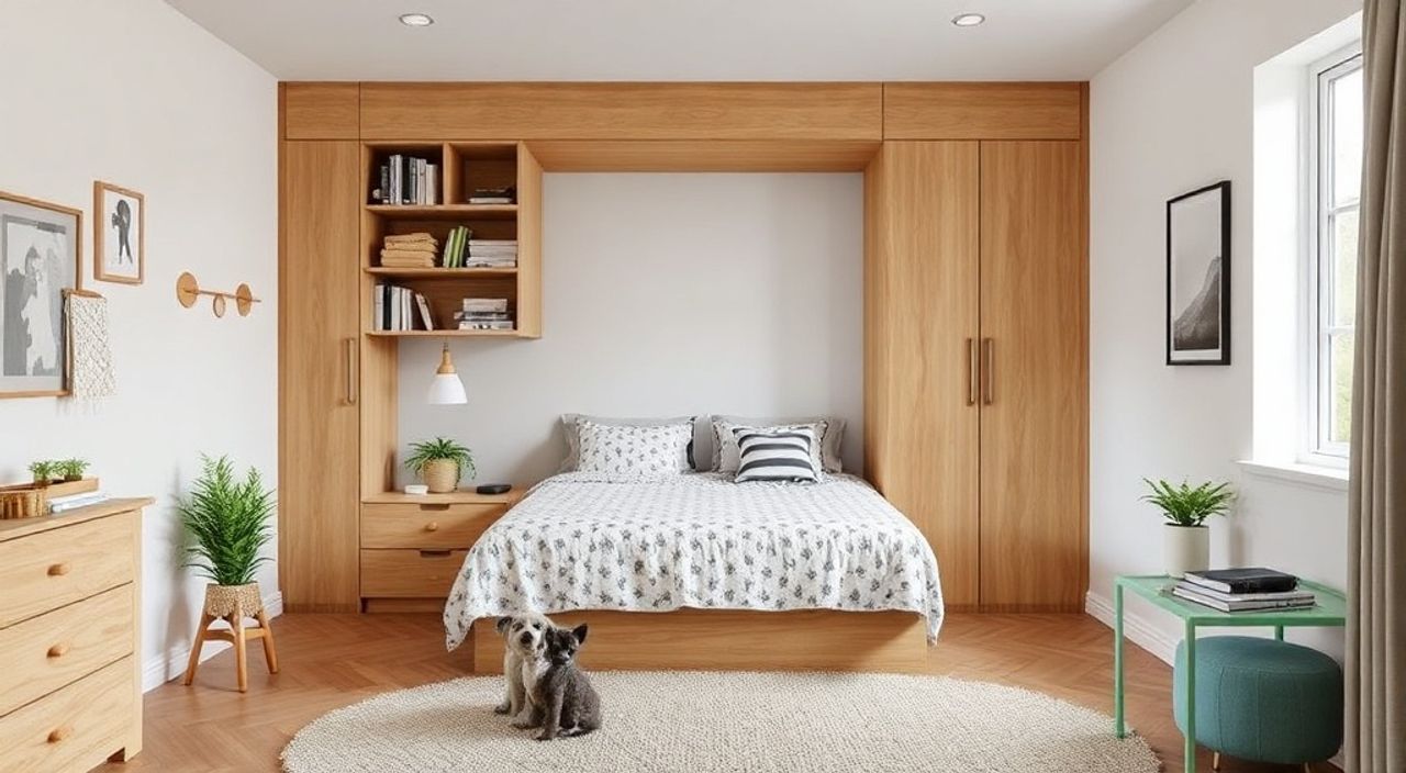 10 Шагов к установке кровати murphy в детской 8 м²