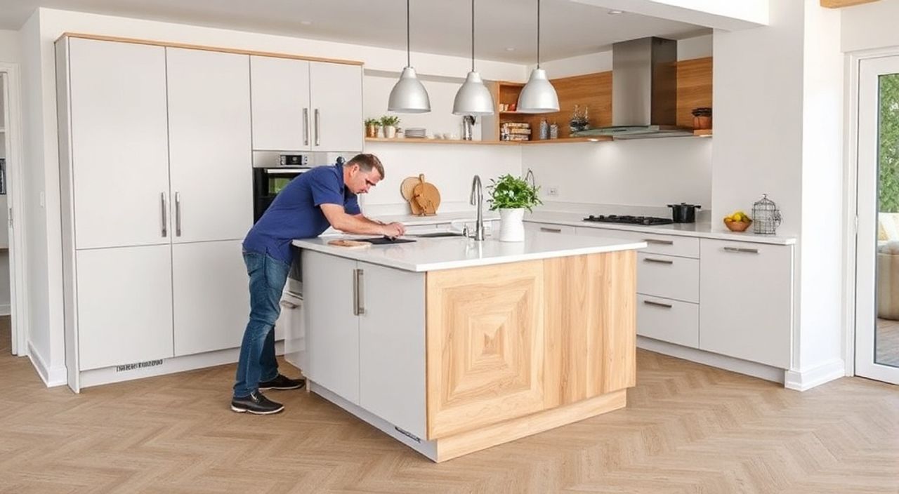 10 Шагов к установке кухонного острова‑пенала в кухни 6 м²