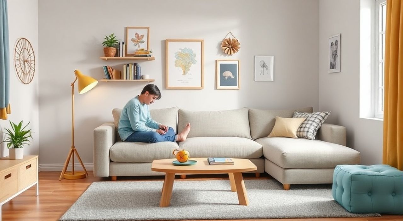10 Шагов к установке модульного дивана‑куба в детской 9 м²