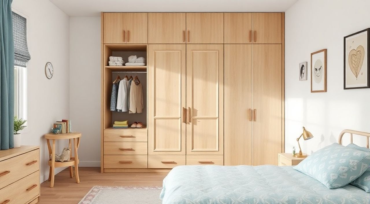 10 Шагов к установке шкафа‑купе с поворотной дверью в детской 8 м²