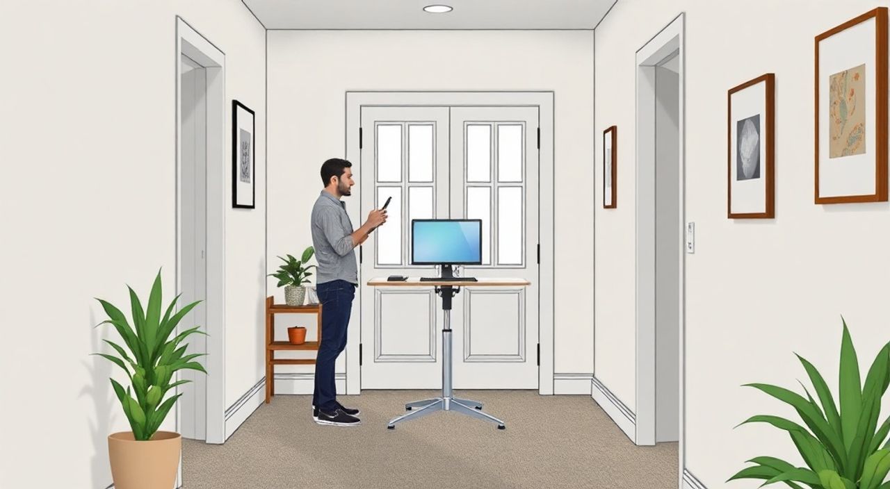 10 Шагов к установке складного стенда‑office в коридора 1,3 м