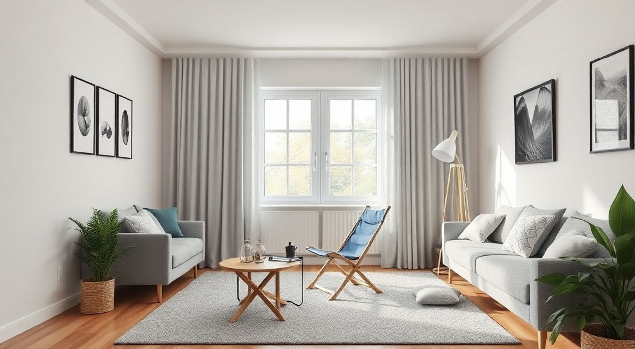 10 Шагов к установке складного стула slim в гостиной 14 м²
