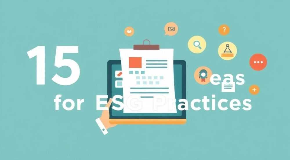 15 Идей быстрого старта при внедрить ESG‑практики