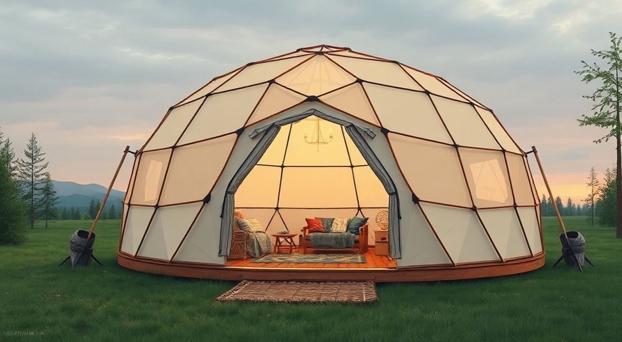 15 Лайфхаков утепления Glamping dome