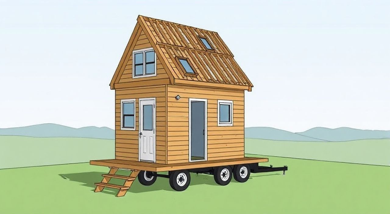 15 Шагов, чтобы собрать A-frame мини-дом на крыше городского дома