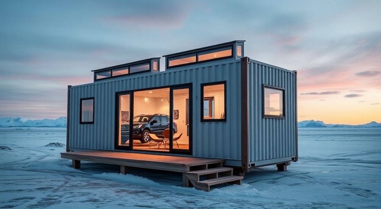 15 Шагов, чтобы собрать дом-контейнер 40ft для арктики
