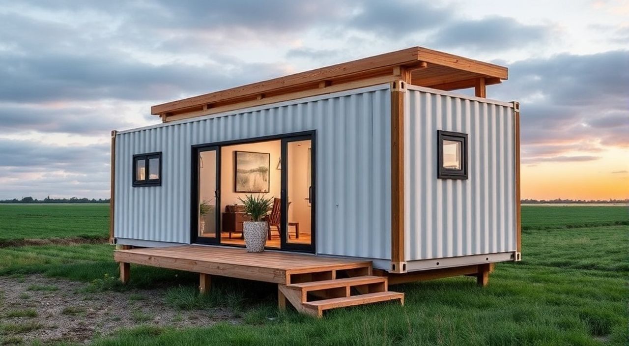 15 Шагов, чтобы собрать дом-контейнер 40ft в степи