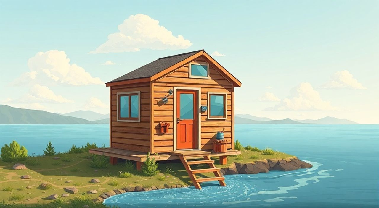 15 Шагов, чтобы собрать дом-крошка на острове