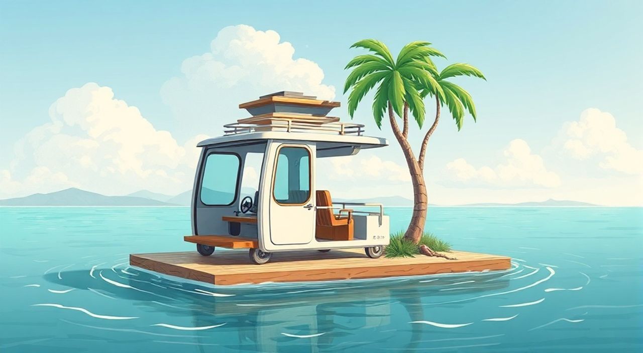15 Шагов, чтобы собрать Eco‑cab на острове