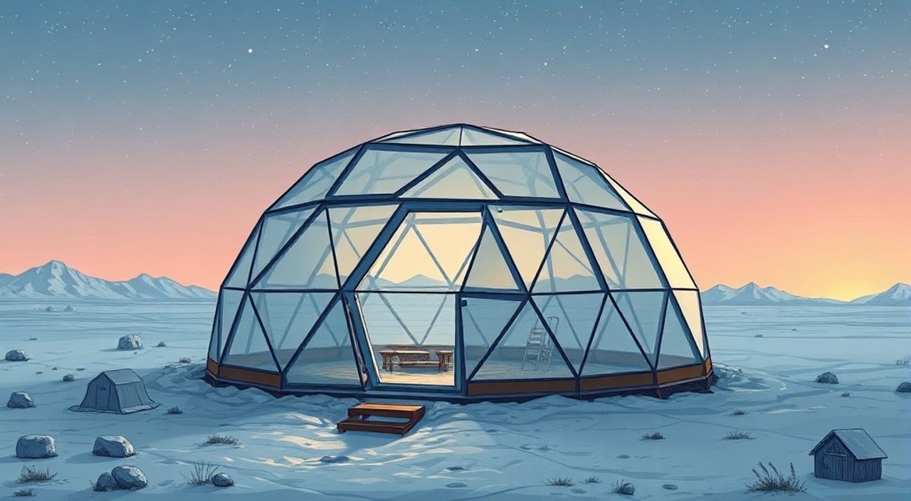 15 Шагов, чтобы собрать geo-dome для арктики