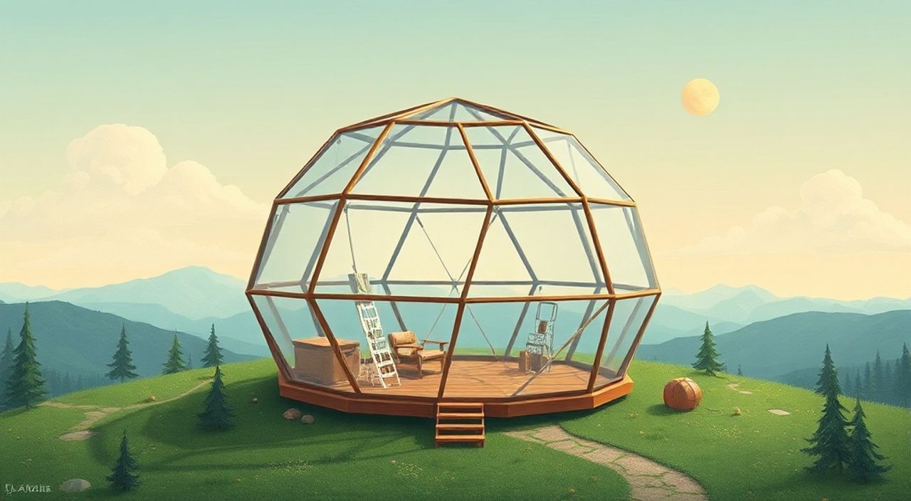 15 Шагов, чтобы собрать geo-dome для путешествий
