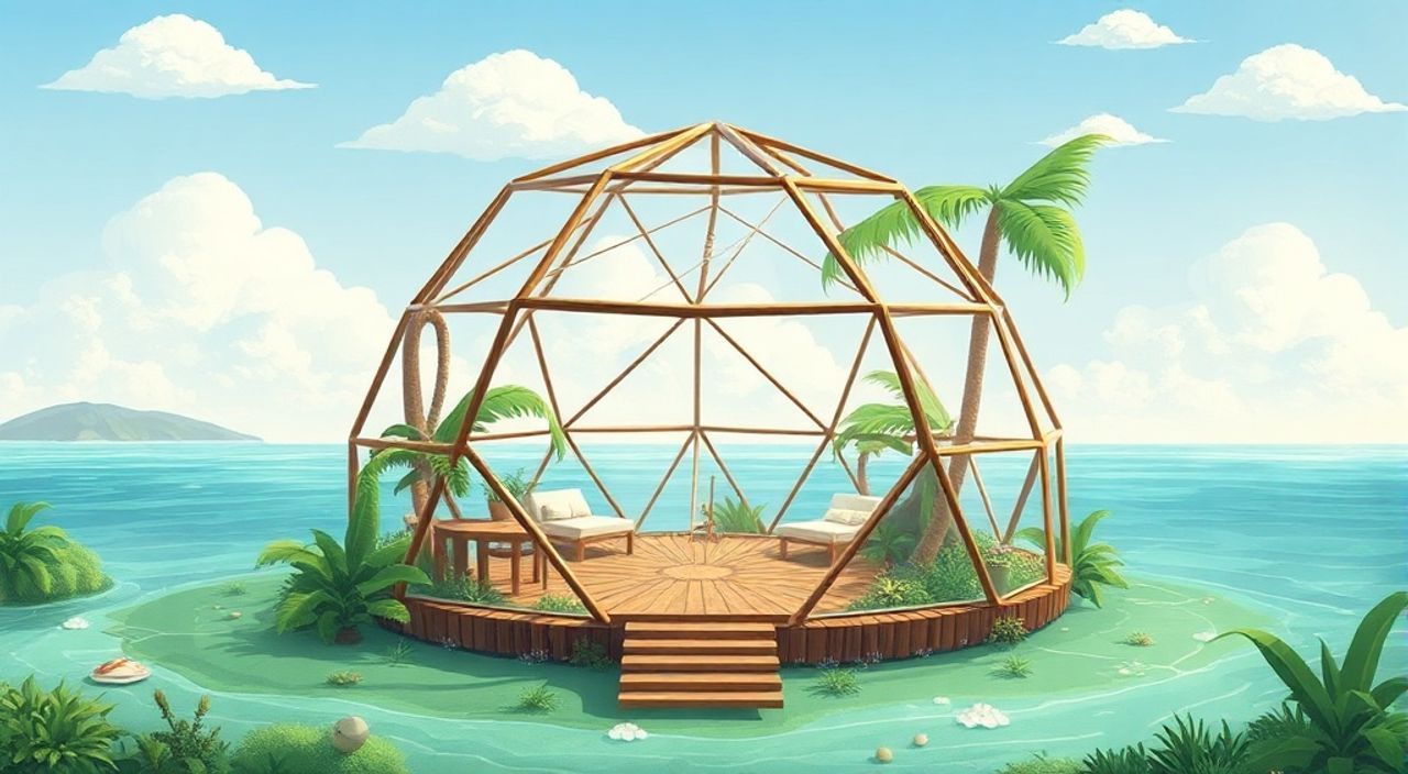 15 Шагов, чтобы собрать geo-dome для тропиков