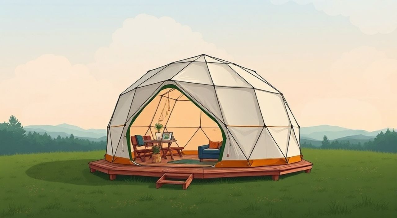 15 Шагов, чтобы собрать Glamping dome для путешествий