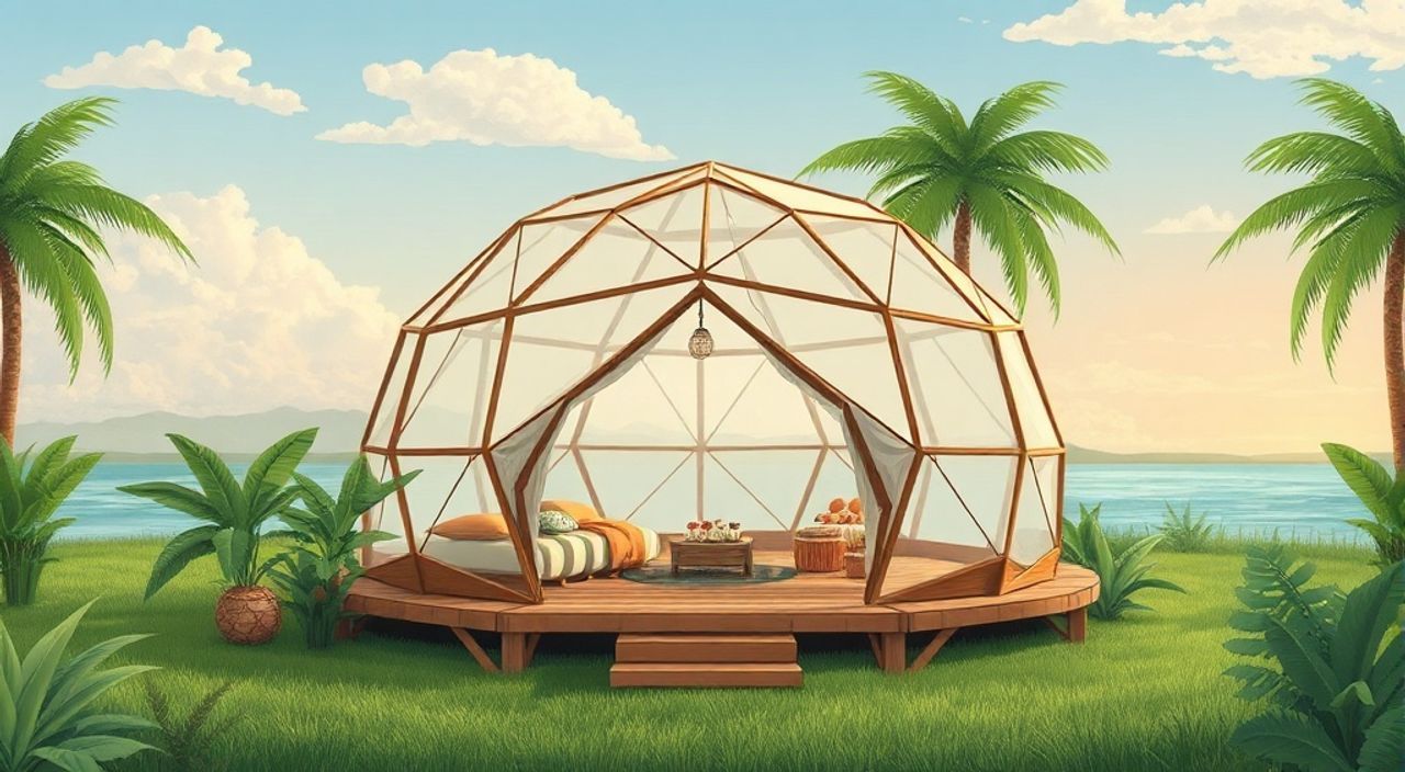 15 Шагов, чтобы собрать Glamping dome для тропиков