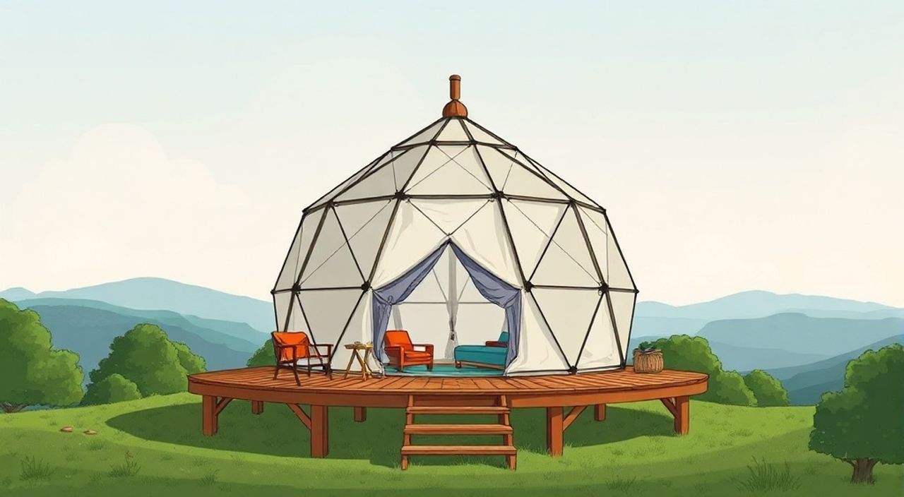 15 Шагов, чтобы собрать Glamping dome на крыше городского дома