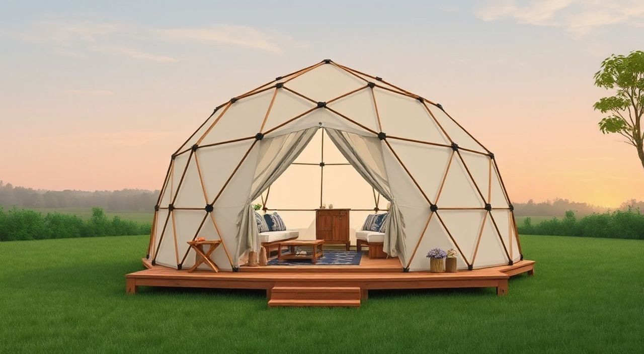 15 Шагов, чтобы собрать Glamping dome в пригороде мегаполиса