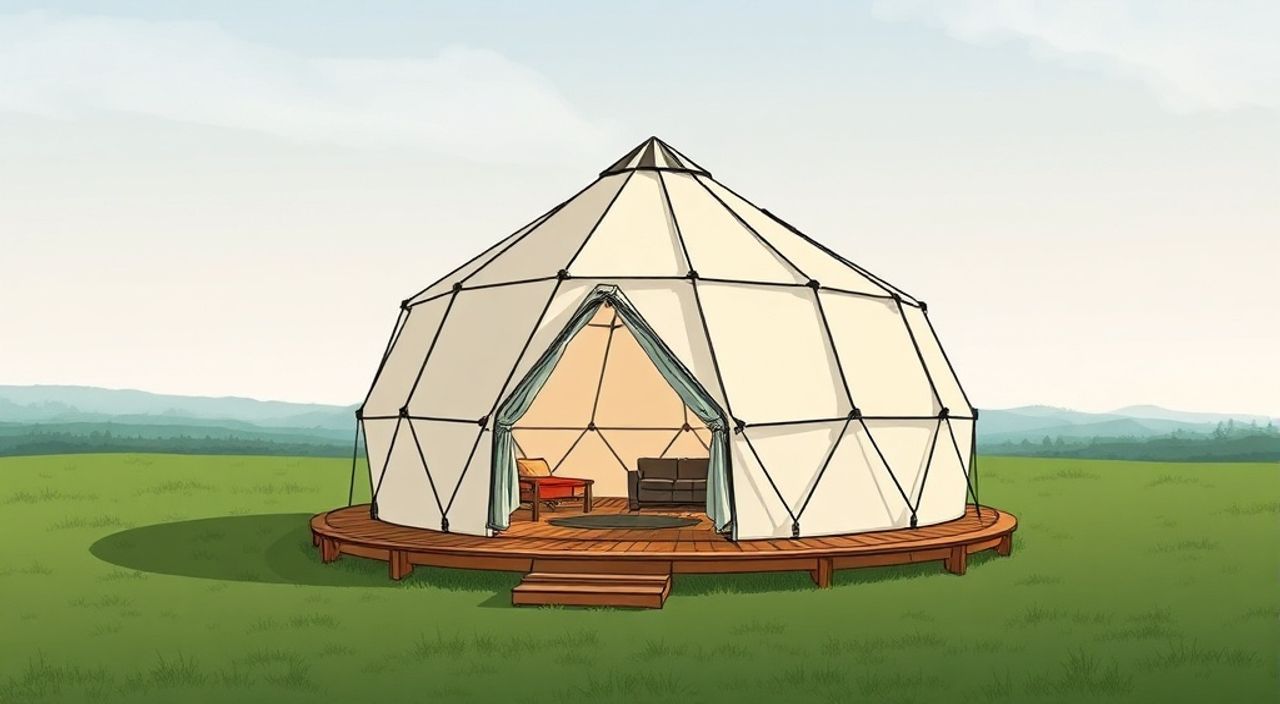 15 Шагов, чтобы собрать Glamping dome в степи
