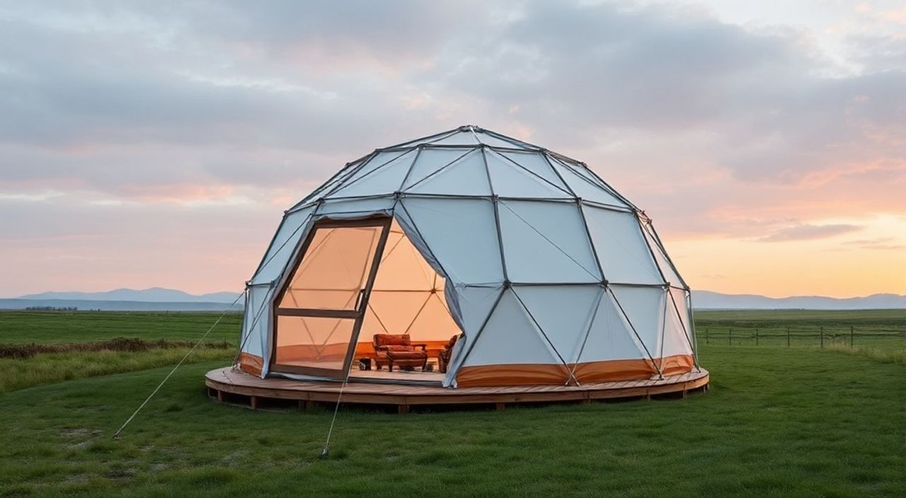 15 Шагов, чтобы собрать Glamping dome в тундре