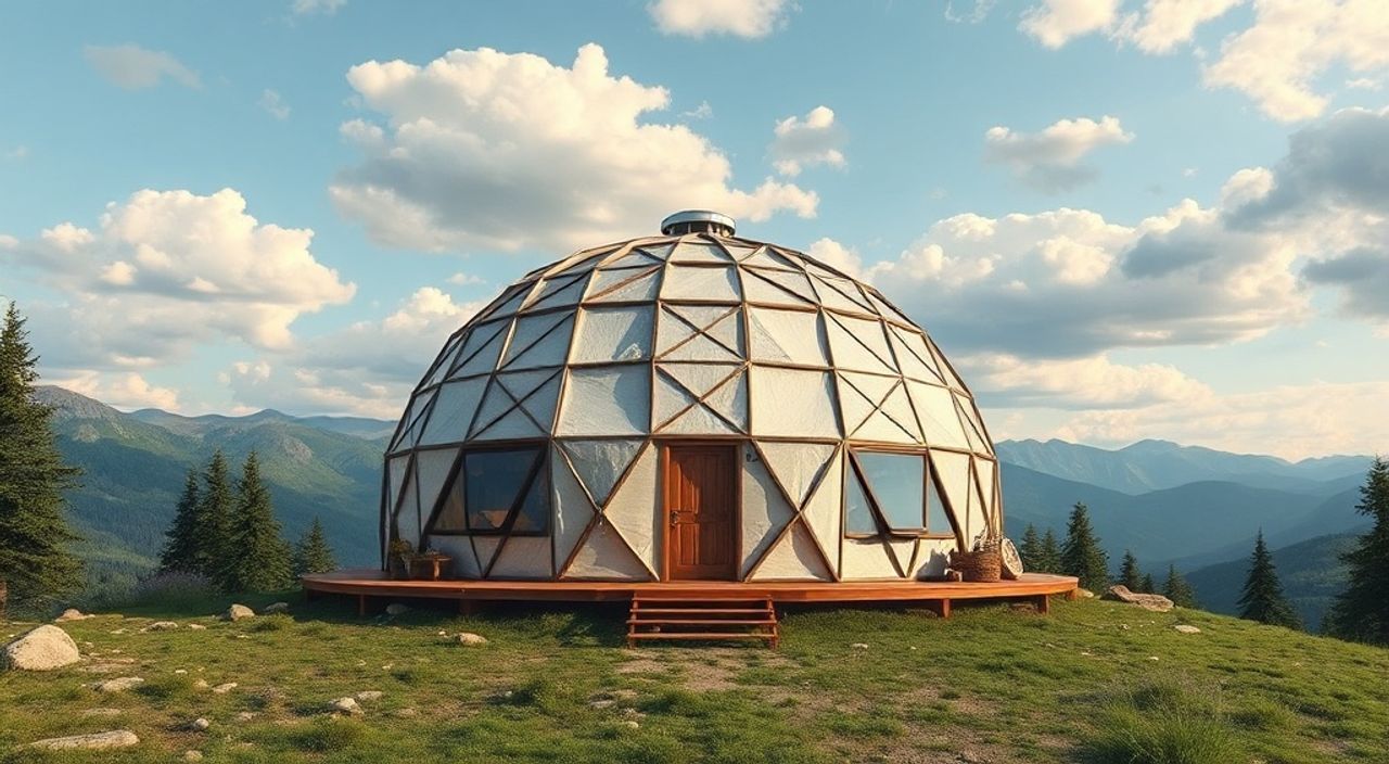 15 Шагов, чтобы собрать купол-дом в горах