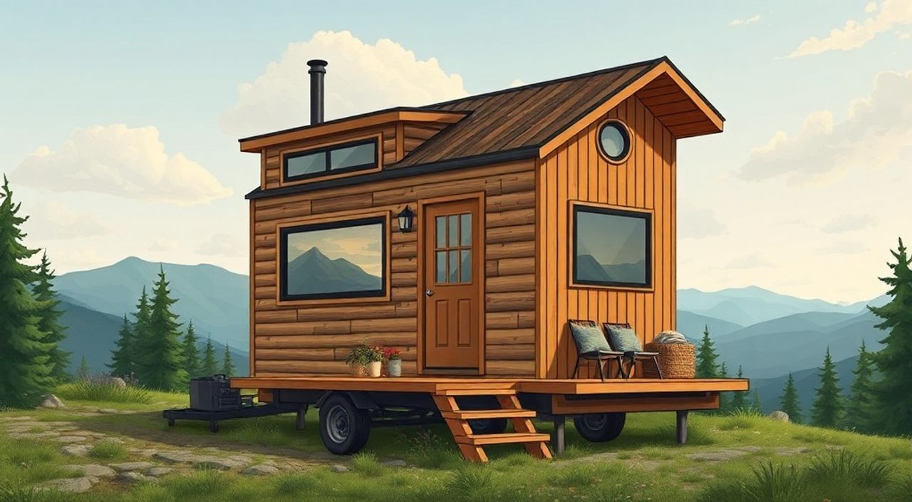 15 Шагов, чтобы собрать off-grid tiny-house в горах