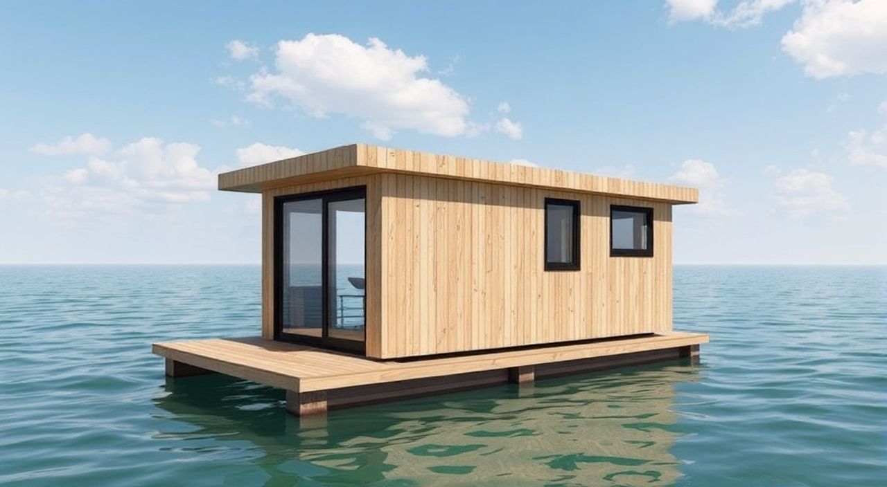 15 Шагов, чтобы собрать pod-house на воде