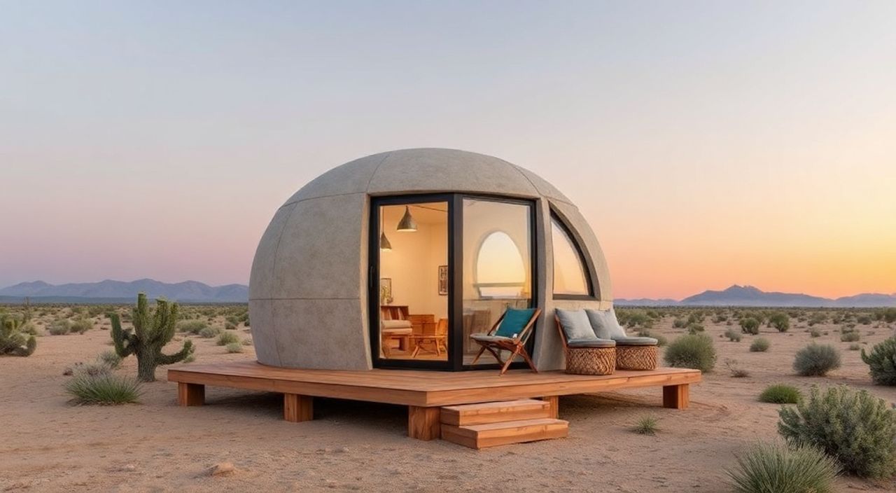 15 Шагов, чтобы собрать pod-house в пустыне