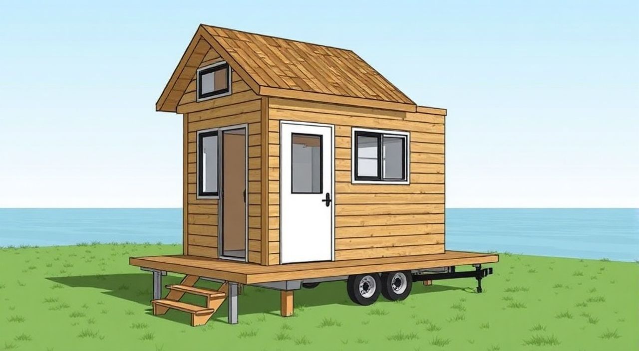 15 Шагов, чтобы собрать складной tiny‑house на острове