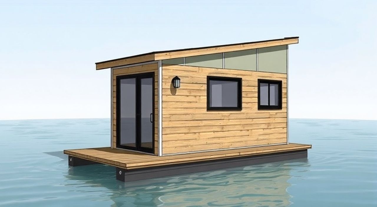 15 Шагов, чтобы собрать складной tiny‑house на воде
